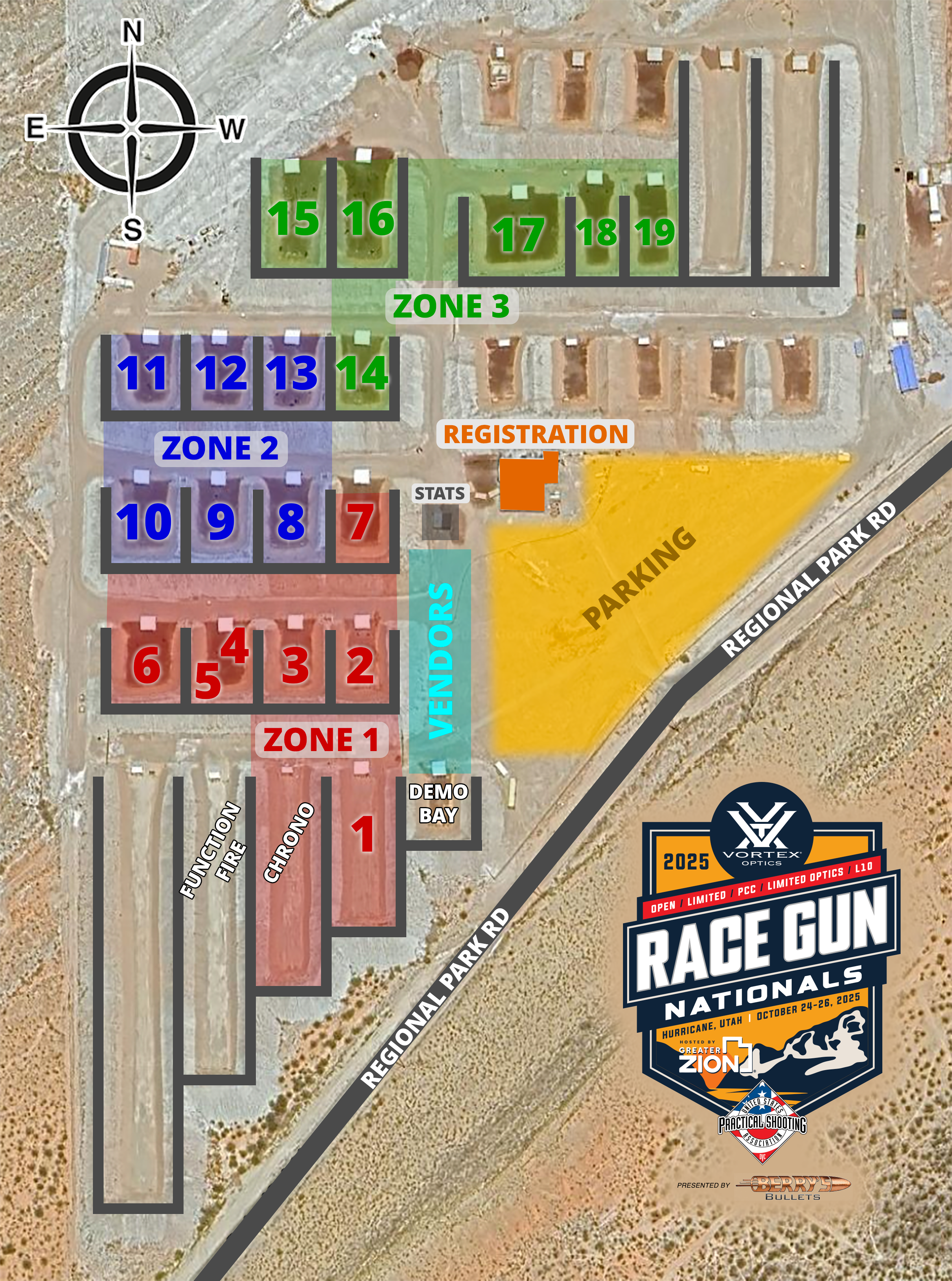 Range Layout Map
